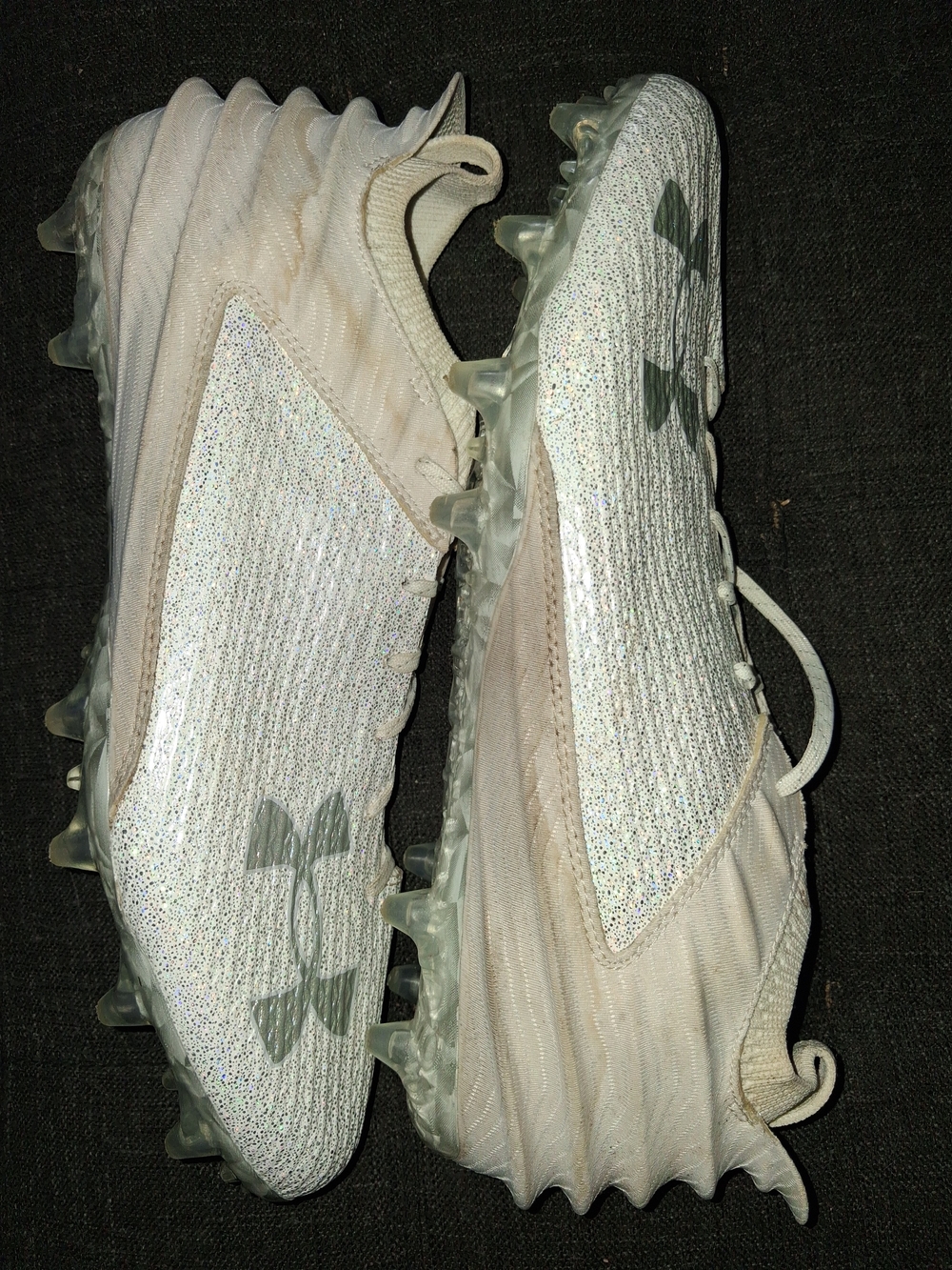 Under Armour Men's White Cleats - Lightweight Performance